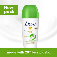 Load image into Gallery viewer, Dove Roll On Deo Go Fresh Cucumber 72H Lasting Women's Anti-Perspirant, 50ml