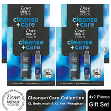 Load image into Gallery viewer, Dove Men+Care Gift Set Cleanse+Care XL Duo - Bodywash 400ml &amp; Spray 200ml
