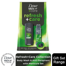 Load image into Gallery viewer, Dove Men+Care Refresh, Extra Fresh Body Wash, Deodorant and Manicure Gift Set