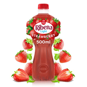 12 Pack of Ribena Strawberry Ready to Drink Juice, 500ml