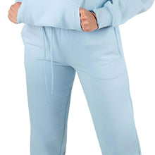 Load image into Gallery viewer, Wellworth Womens Baby Blue Joggers Size L Soft Cozy Loungewear Bottoms