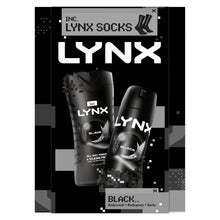 Load image into Gallery viewer, Lynx Black Duo &amp; Socks Gift Set 2 piece, Choose your pack 1,2,3 or 4