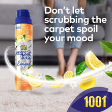 Load image into Gallery viewer, 1001 Carpet Fresh Feel Energised Upholstery Odour Remover Spray, 6x300ml