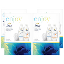 Load image into Gallery viewer, Dove Enjoy Bodywash Collection 2 Pieces Gift Set for Her with Shower Puff