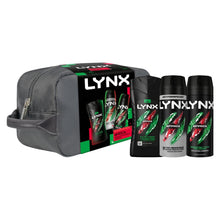 Load image into Gallery viewer, LYNX Africa Washbag Gift Set 3 piece, Choose your pack 1,2,3 or 4