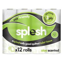 Load image into Gallery viewer, Splesh by Cusheen Quilted Luxury Aloe Vera 3 Ply Toilet Tissue Paper 36 Rolls