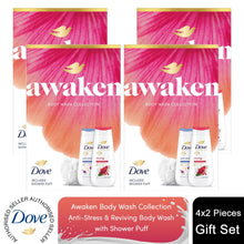 Load image into Gallery viewer, Dove Awaken Duo Advance Gift Set with Revive &amp; Anti Stress Bodywash 225ml