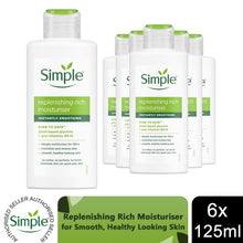 Load image into Gallery viewer, Simple Kind to Skin Hydrating Moisturiser Light or Rich 50ml/125ml, 3 or 6 Pack