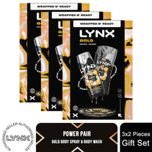 Load image into Gallery viewer, Lynx Gold Duo Gift Set , Body Wash and Deodorant with Oud and Vanilla Scent