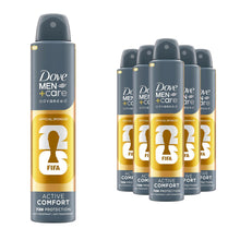 Load image into Gallery viewer, Dove Men+Care FIFA Limited Edition Advanced Anti-Perspirant Spray 200ml, 6pk
