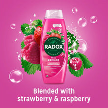 Load image into Gallery viewer, Radox Mineral Therapy Feel Radiant Shower Gel Revitalising Body Wash 675ml, 6pk