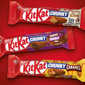 Nestle Chocolate Bar, KitKat Chunky Milk Chocolate Bar 24x40g (2 Pack)