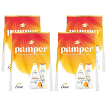Load image into Gallery viewer, Dove Pamper Collection Gift Set, Body Wash, Bath Soak, Beauty Bar &amp; Wax Burner
