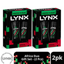 Load image into Gallery viewer, LYNX Africa Duo Gift Set 2 piece, Choose your pack 1,2,3 or 4