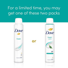 Load image into Gallery viewer, Dove Fresh Anti-Perspirant with 48H Sweat Protection Deo for Women 200ml, 3 Pack