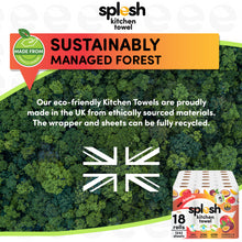Load image into Gallery viewer, Splesh Mango &amp; Passionfruit Kitchen Towel 3 Ply Ultra Absorbent XL Roll, 18 Rolls