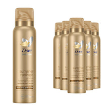 Load image into Gallery viewer, Dove Derma Spa Self Tan Body Mousse Summer Revived for Medium/Dark Skin, 6x150ml