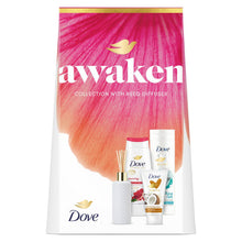 Load image into Gallery viewer, Dove Awaken Collection Gift Set with Bodywash, Lotion, Handcream &amp; Diffuser