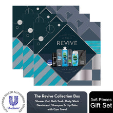 Load image into Gallery viewer, The Revive Collection Box 6 Pieces Multi-Branded Gift Set for Him with Gym Towel