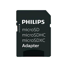 Load image into Gallery viewer, Philips Micro SDHC Class 10 Ultra Speed Memory Card with Adapter, 8 GB