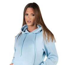 Load image into Gallery viewer, Wellworth Womens Baby Blue Hoodie Size M Soft Cozy Loungewear Pullover