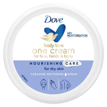 Load image into Gallery viewer, Dove 48H Nourishing Care One Cream for Face, Hands &amp; Body for Dry Skin 250ml,3pk