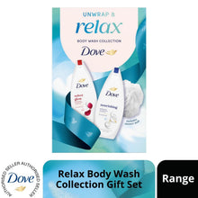 Load image into Gallery viewer, DOVE Relax Body Wash Collection Gift Set 2 piece, Choose your pack 1,2,3 or 4
