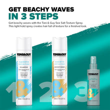 Load image into Gallery viewer, Toni &amp; Guy Sea Salt Texturising Spray for Beachy Waves, 200ml