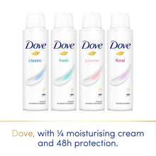 Load image into Gallery viewer, Dove Powder Soft Anti-Perspirant Deodorant Spray for 48H Protection 200ml, 12pk