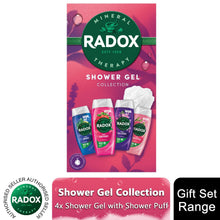 Load image into Gallery viewer, Radox Shower Gel Bundle Collection - Feel Uplifted, Relaxed, Radiant &amp; Awake