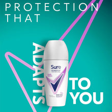 Load image into Gallery viewer, 6x Sure Women Motion Sense AP Deodorant Rollon 72H Nonstop, Pure Fresh - 50ml