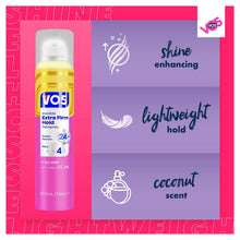 Load image into Gallery viewer, VO5 Invisible Firm Hold Hair Spray with 24 Hours Humidity Protection 400ml, 2 Pack
