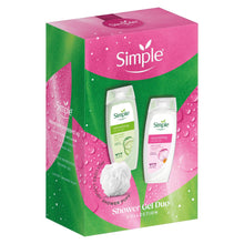 Load image into Gallery viewer, Simple Shower Gel Gift Set Nourishing &amp; Refreshing Gentle Skincare for Body