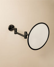 Load image into Gallery viewer, Cosmic Architect Magnifying Mirror | 5X | Brushed Black | Wall-Mounted