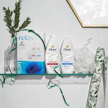 Load image into Gallery viewer, Dove Relax Body Wash Collection 2 Pieces Gift Set for Her with Shower Puff