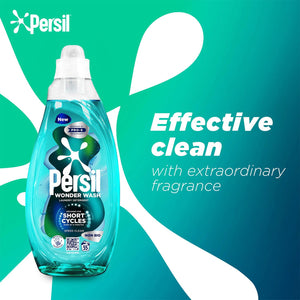 Persil Wonder Wash Liquid Laundry Detergent Non Bio Speed Clean 55W 1.485L, 2pk