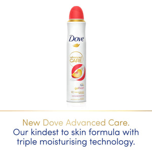 Dove Advanced Care Go Fresh AntiPerspirant Spray Peach & White Blossom, 6x200ml