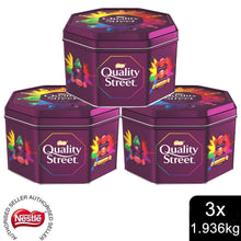 Load image into Gallery viewer, 3x 2KG Nestle Quality Street Milk Chocolate Gift Tin (1.936kg)