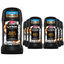 Load image into Gallery viewer, Lynx Deodorant Stick Black Vanilla with 72Hrs Freshness 50ml, 6 Pack
