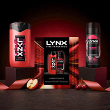Load image into Gallery viewer, LYNX Fine Fragrance Cherry Spritz Gift Set 2 piece, Choose Your Pack Size 1,2,3 or 4