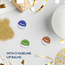 Load image into Gallery viewer, Vaseline Lip Loving Collection 3 Pieces Lip Balm Tin Gift Set for Her