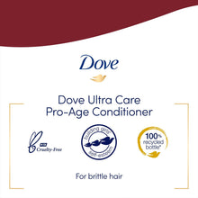 Load image into Gallery viewer, Dove Nourishing Conditioner Pro-Age for Brittle &amp; Damaged Hair 350ml, 3 Pack