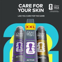 Load image into Gallery viewer, Dove Men+Care FIFA Active XXL Anti-Perspirant Aerosol Deodorant Spray 300ml, 6PK