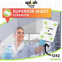 Load image into Gallery viewer, Splesh Mango &amp; Passionfruit Kitchen Towel 3 Ply Ultra Absorbent XL Roll, 18 Rolls