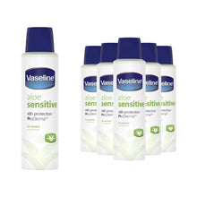 Load image into Gallery viewer, 6x of 150ml Vaseline Proderma Anti Perspirant Deodrant, Aloe Sensitive Skin Care