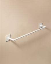 Load image into Gallery viewer, COSMIC Towel rail White Matte Adhesive Measures 4.5 x 7 x 45 cm
