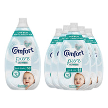 Load image into Gallery viewer, Comfort Pure Ultimate Ultra-Concentrated Fabric Conditioner Fresh&amp;Mild 6x 58W