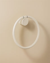 Load image into Gallery viewer, Cosmic Geyser Hand Towel Ring Matt White