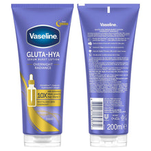 Load image into Gallery viewer, Vaseline Gluta-Hya Serum Burst Body Lotion Bundle Dewy Overnight Glow 6x200ml