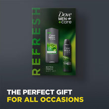 Load image into Gallery viewer, Dove Men+Care Refresh Extra Fresh Bodywash &amp; Antiperspirant 2pc Gift Set for Him